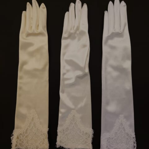 （販売商品）グローブ　サテンレース４０ｃｍ