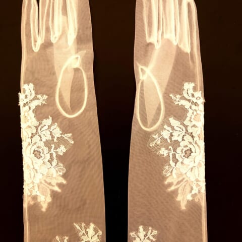 （販売商品）グローブ　オーガンジーレース４０ｃｍ